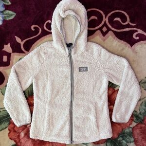 reebok sherpa fleece zip-up hoodie.